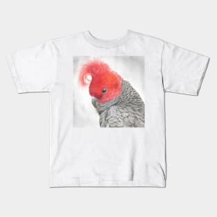 Gang-Gang Cockatoo original watercolour design Kids T-Shirt